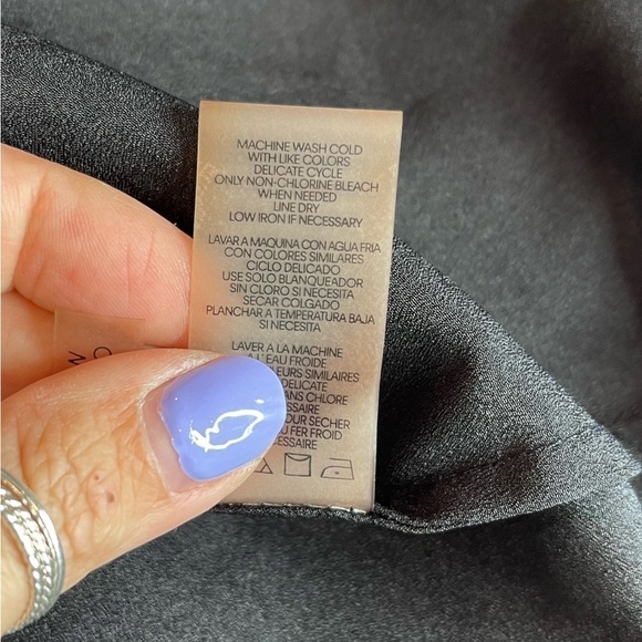 Calvin Klein black-and-white button-down women collard lightweight top 2X - Picture 7 of 15